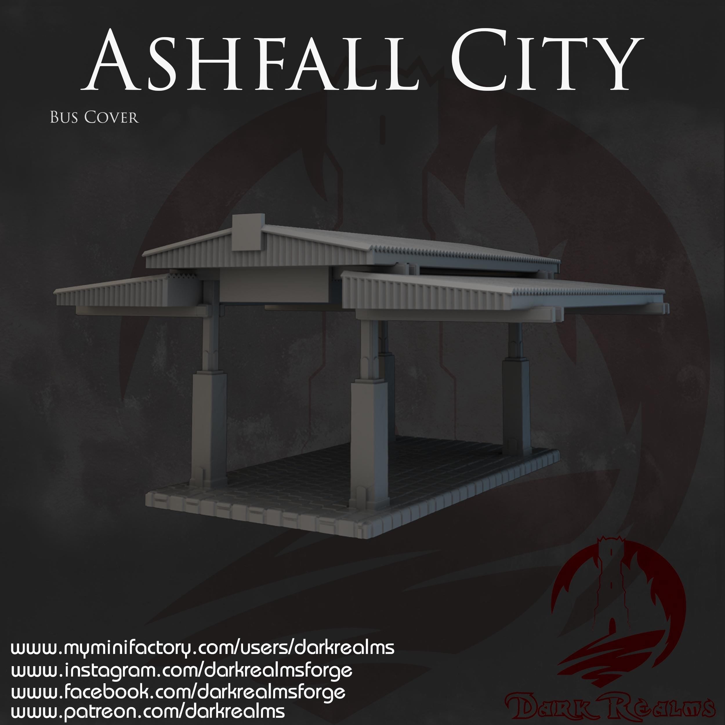 Ashfall City - Bus Cover - Printed on FDM Bambu Lab X1 Carbon (Custom ...