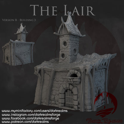 Dark Realms The Lair - Printed on FDM Bambu Lab X1 Carbon (Custom Order) - product image 3 of 6