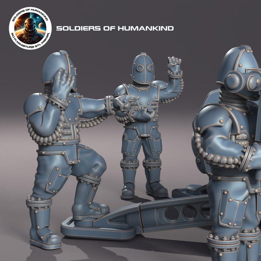 Soldiers of Humandkind Astra Auxilia Heavy Artillery guns (Custom Order) - product image 2 of 3