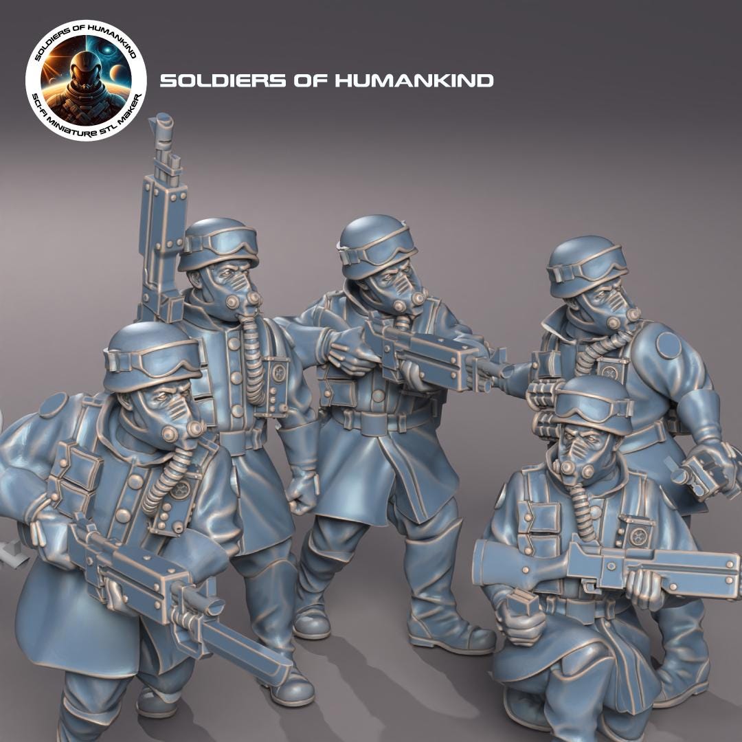 Soldiers of Humandkind Megapolis Defenders Squad 1 (Custom Order) - product image 1 of 6