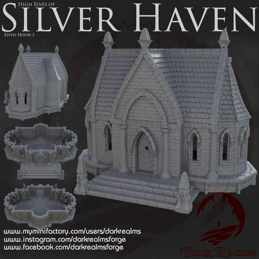 Dark Realms Silver Haven - House 5 - Printed on FDM Bambu Lab X1 Carbon (Custom Order) - product image