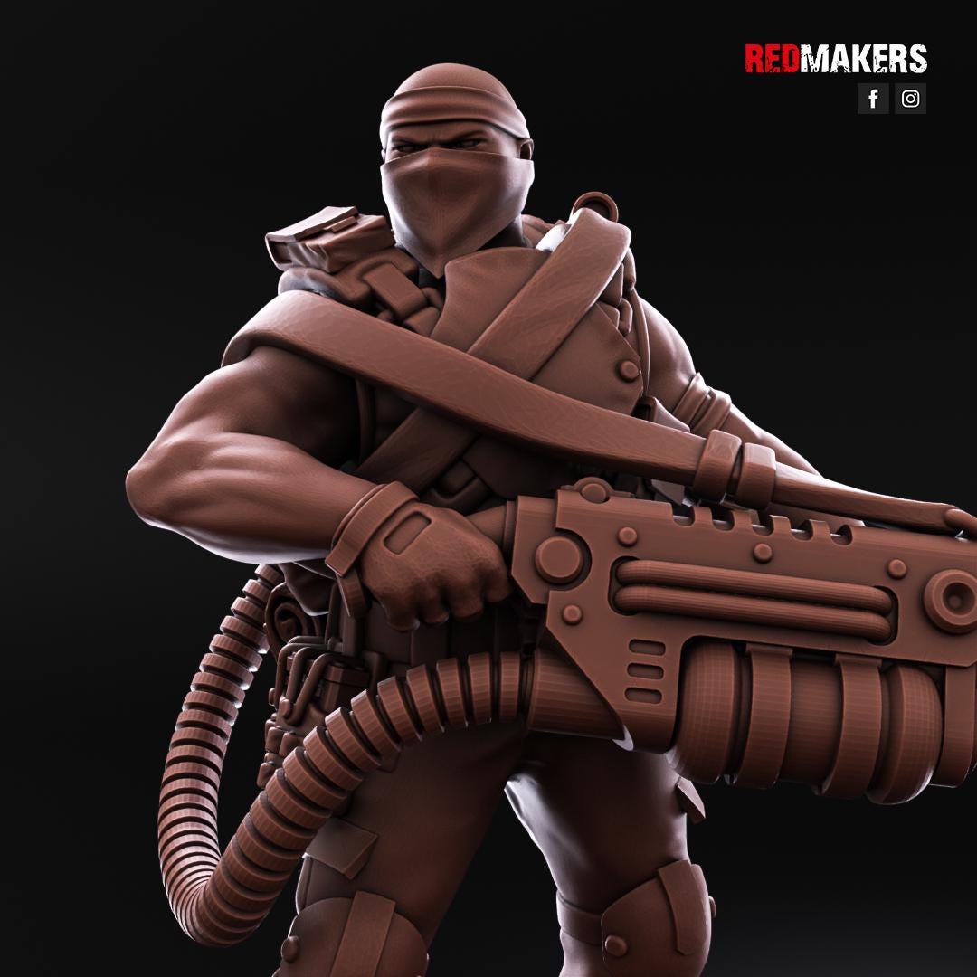 Red Makers Jungle Fighters Command Squad (Custom Order) - product image 4 of 10
