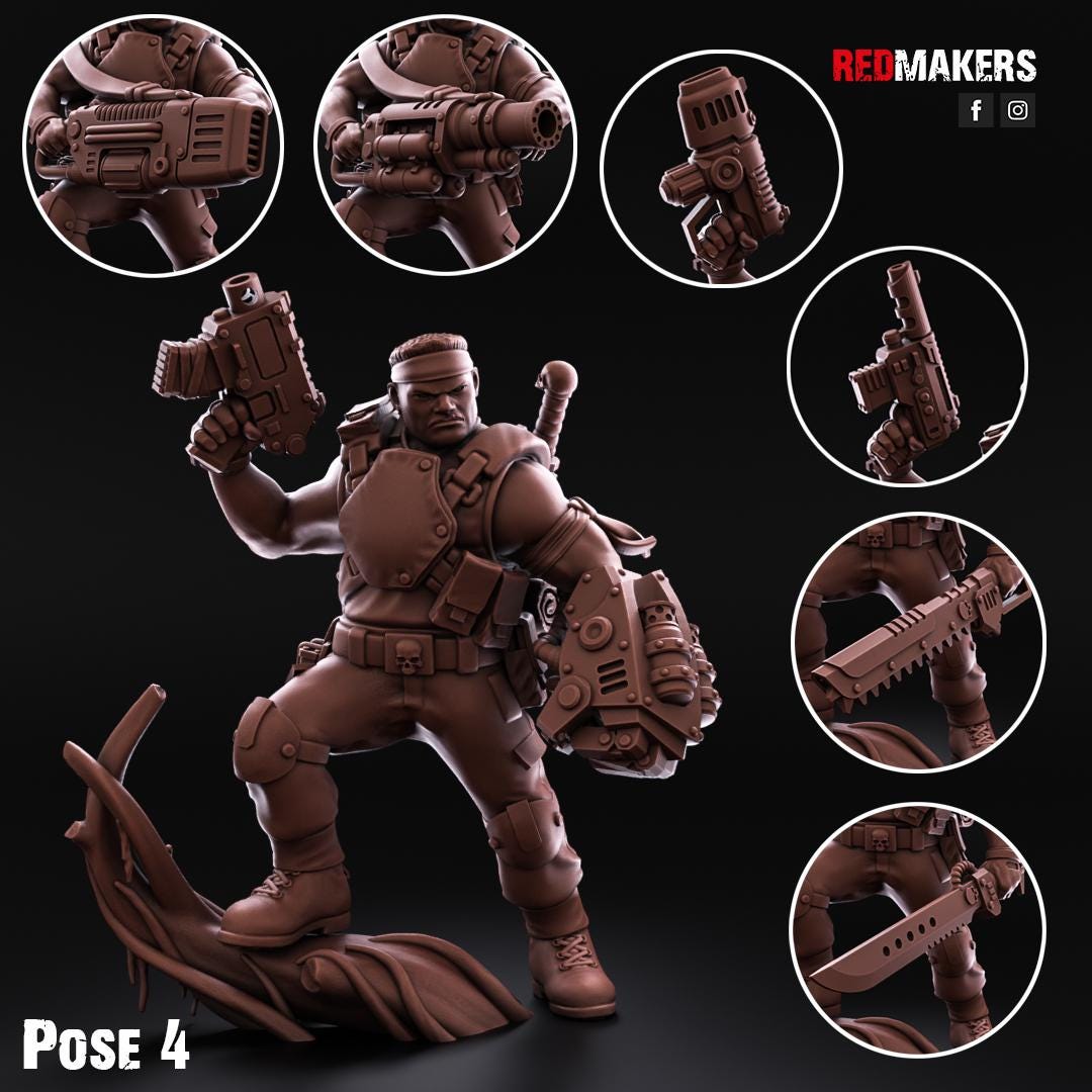 Red Makers Jungle Fighters Command Squad (Custom Order) - product image 3 of 10
