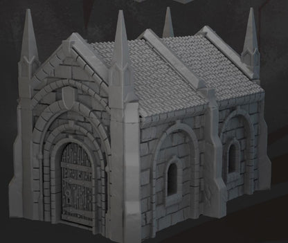 Dark Realms Necropolis - Mausoleum - Printed on FDM Bambu Lab X1 Carbon (Custom Order) - product image 4 of 5