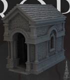 Dark Realms Necropolis - Tombs - Printed on FDM Bambu Lab X1 Carbon (Custom Order) - product image 7 of 10