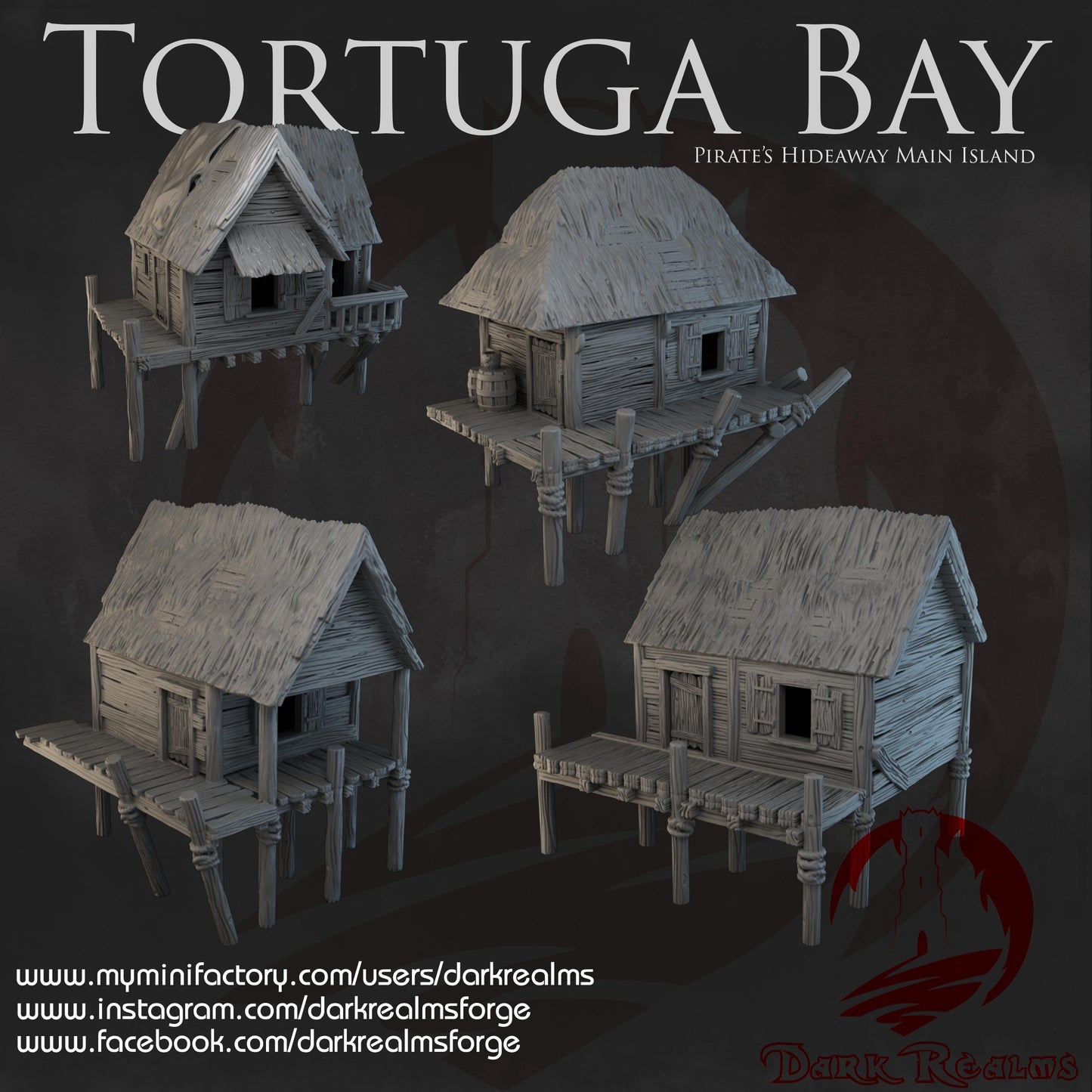 Dark Realms Tortuga Bay - Pirates Hideaway Main Island (Custom Order) - product image 2 of 2