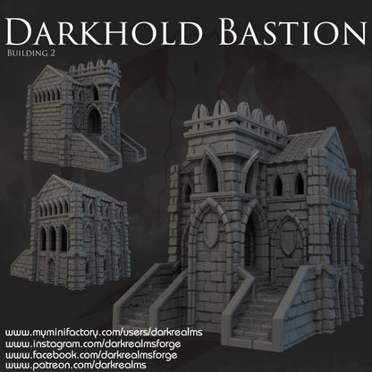 Dark Realms Darkhold Bastion - Building 2 - Printed on FDM Bambu Lab X1 Carbon (Custom Order) - product image 1 of 2