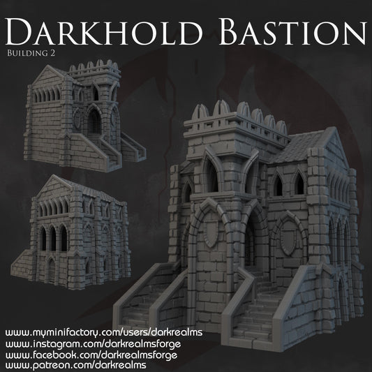 Dark Realms Darkhold Bastion - Building 2 - Printed on FDM Bambu Lab X1 Carbon (Custom Order) - product image 1 of 2