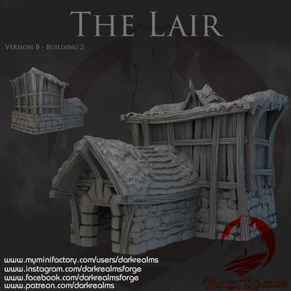 Dark Realms The Lair - Printed on FDM Bambu Lab X1 Carbon (Custom Order) - product image 2 of 6