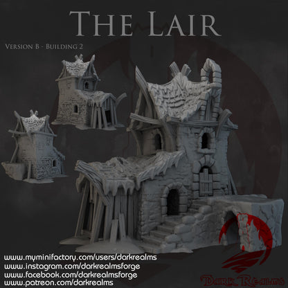 Dark Realms The Lair - Printed on FDM Bambu Lab X1 Carbon (Custom Order) - product image 4 of 6