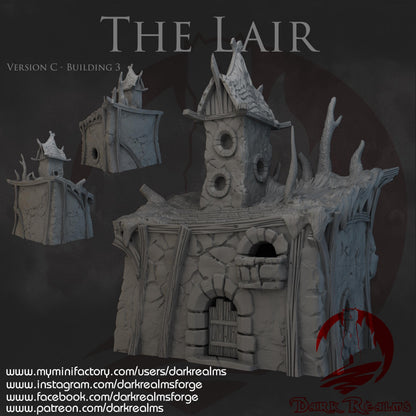 Dark Realms The Lair - Printed on FDM Bambu Lab X1 Carbon (Custom Order) - product image 5 of 6