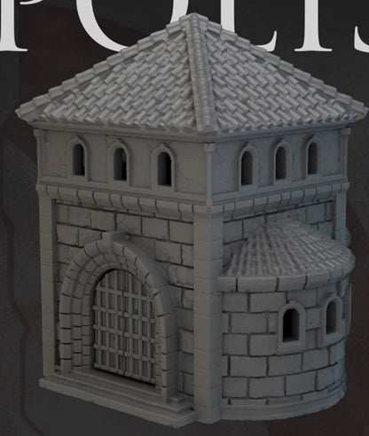 Dark Realms Necropolis - Mausoleum - Printed on FDM Bambu Lab X1 Carbon (Custom Order) - product image 3 of 5
