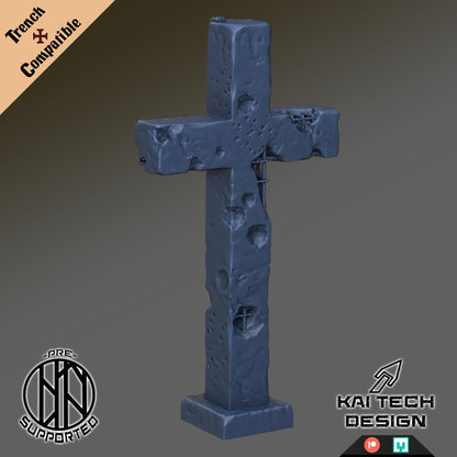 Kaitech Terrain Concrete Damaged Cross - Trench  Compatible (Custom Order) - product image 2 of 3