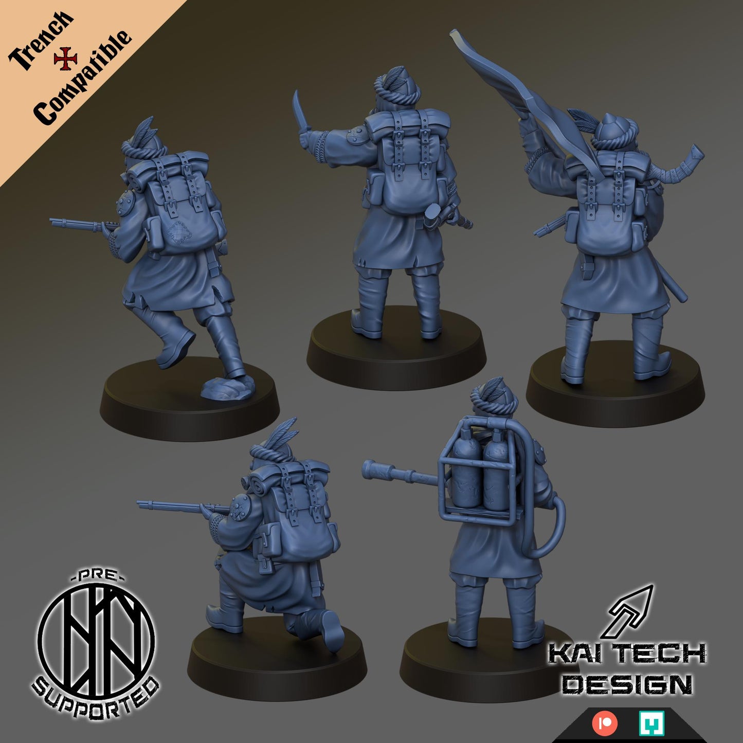 Kaitech Sultanate Azebs - Trench  Compatible (Custom Order) - product image 2 of 2