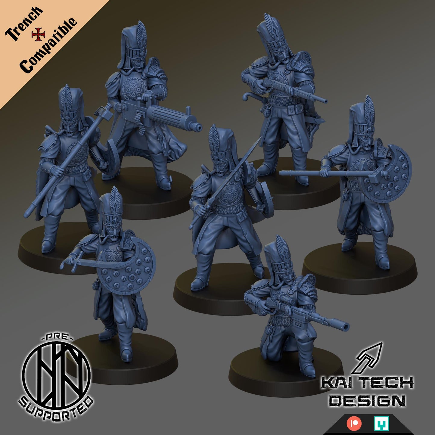 Kaitech Sultanate Janissaries - Trench  Compatible (Custom Order) - product image 1 of 2