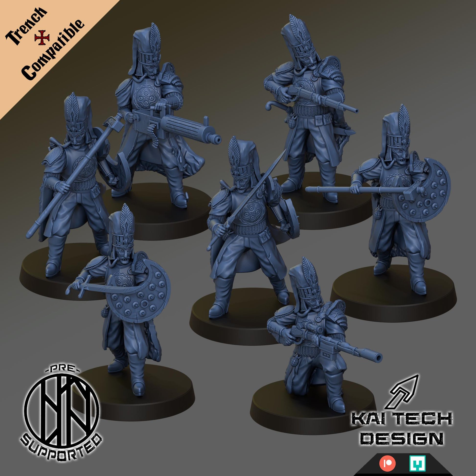 Kaitech Sultanate Janissaries - Trench  Compatible (Custom Order) - product image 1 of 2