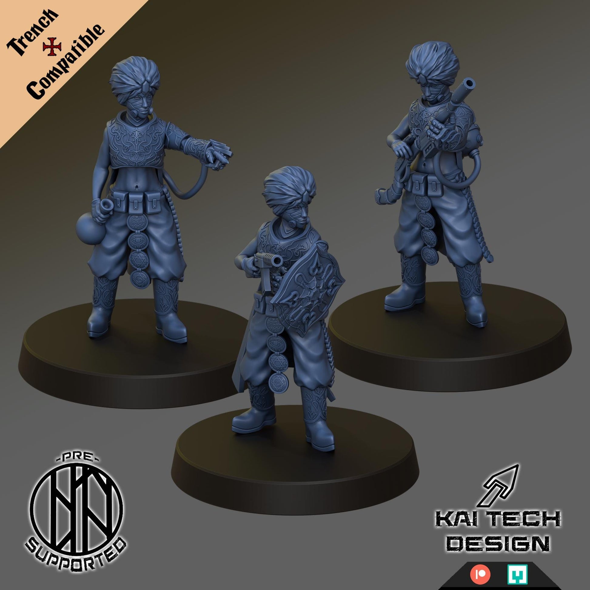 Kaitech Sultanate Alchemists - Trench  Compatible (Custom Order) - product image 1 of 2