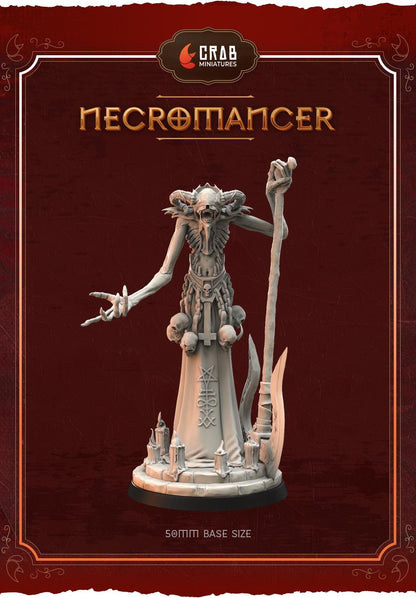 Crab Miniatures Necromancer - Trench  Compatible (Custom Order) - product image 1 of 2