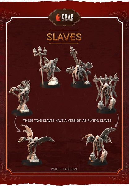 Crab Miniatures Slaves - Trench  Compatible (Custom Order) - product image 1 of 2