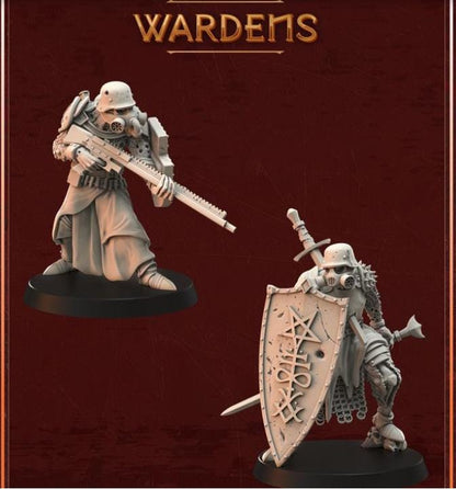 Crab Miniatures Wardens - Trench  Compatible (Custom Order) - product image 1 of 2