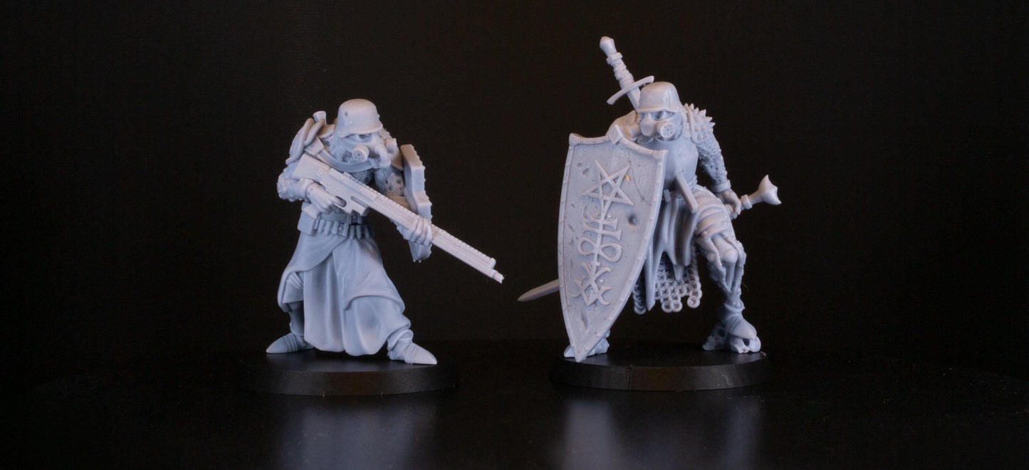 Crab Miniatures Wardens - Trench  Compatible (Custom Order) - product image 2 of 2