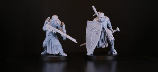 Crab Miniatures Wardens - Trench  Compatible (Custom Order) - product image 2 of 2