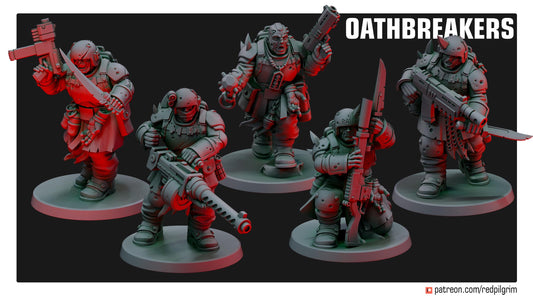 Oathbreakers x5 Trench Crusade Compatible (Custom Order) - product image 1 of 6