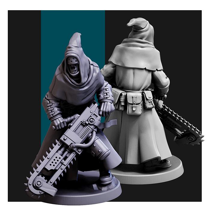 Zealots x5 Trench Crusade Compatible (Custom Order) - product image 3 of 6