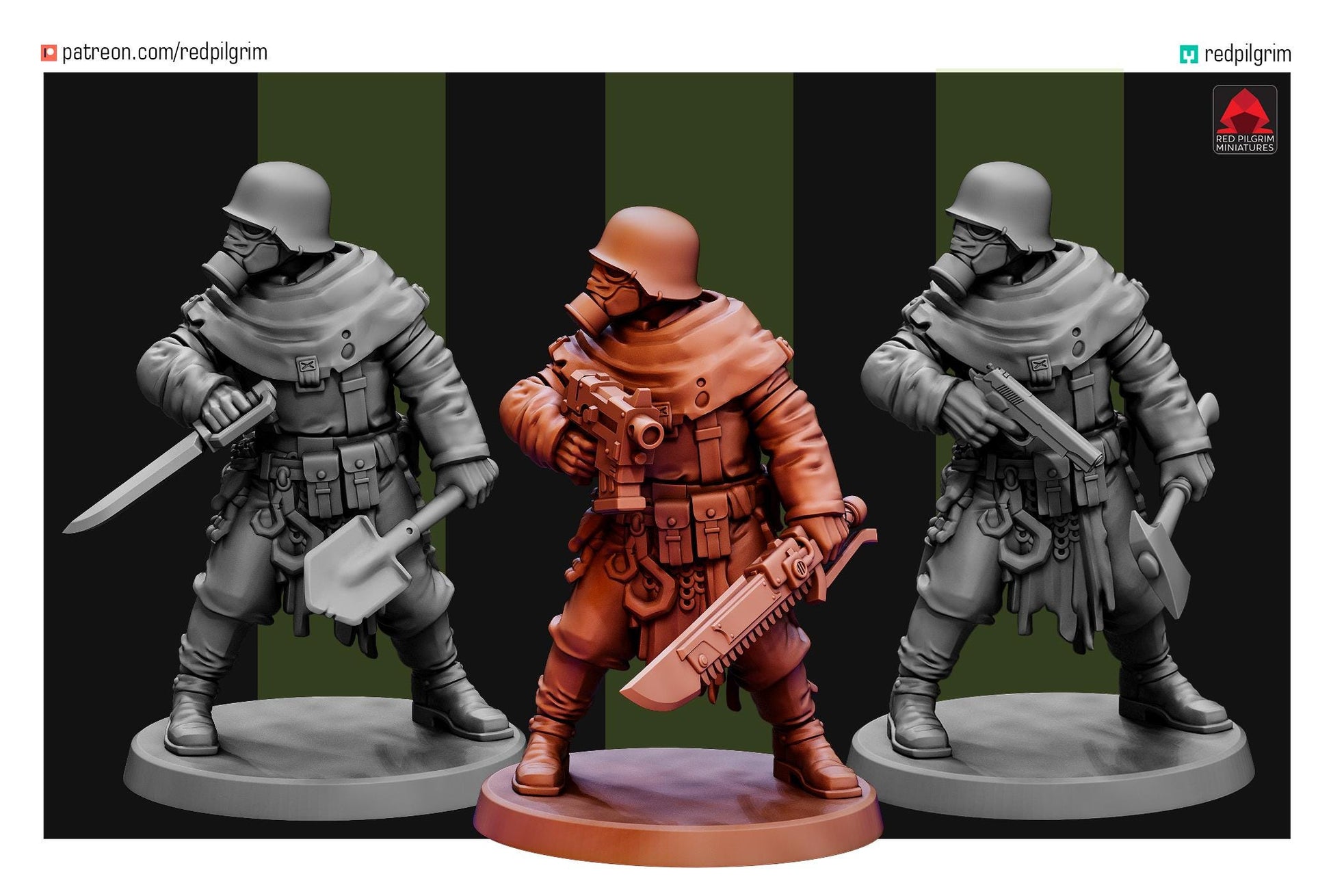 Apostates x5 Trench Crusade Compatible (Custom Order) - product image 8 of 8