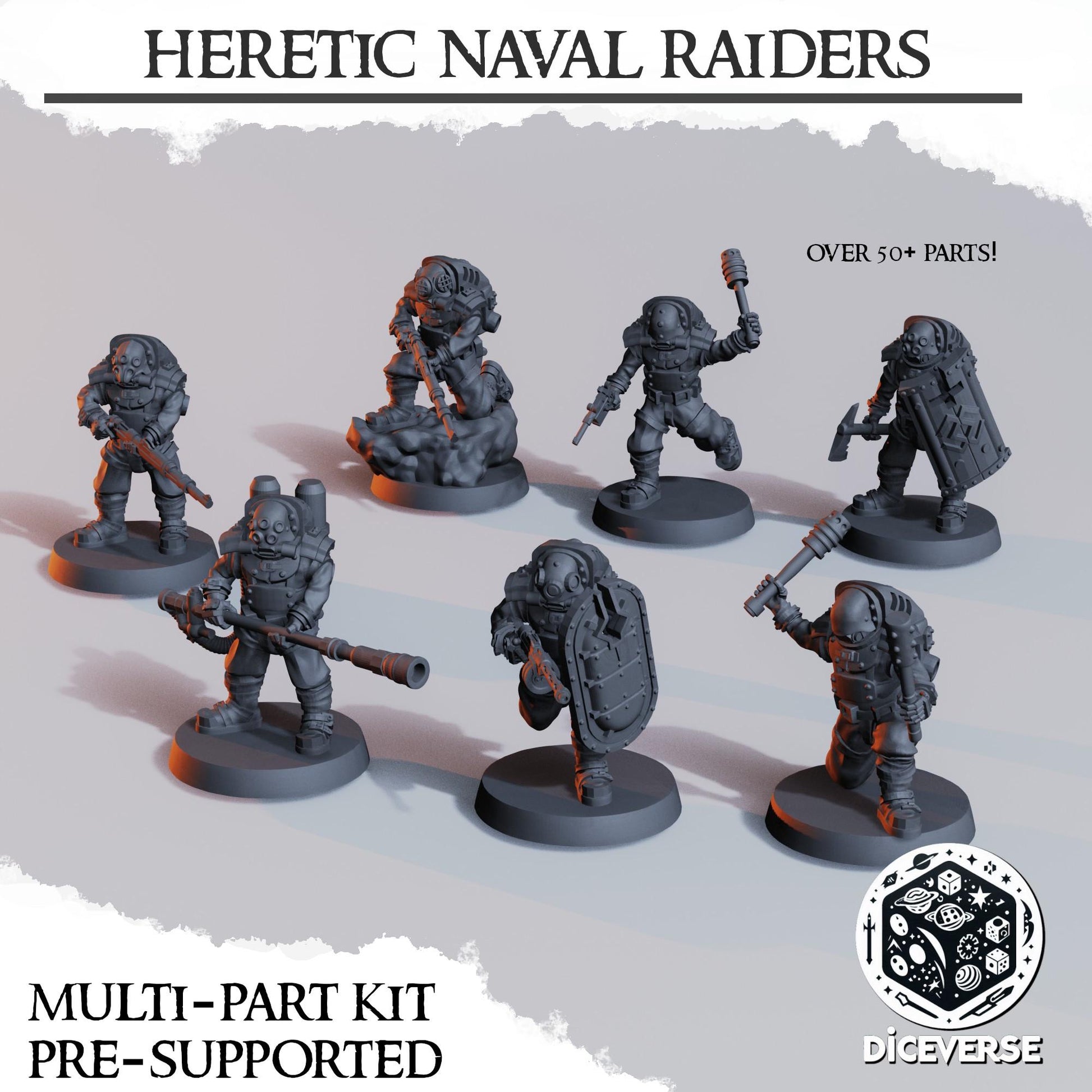 Diceverse Heretic Naval Raiders - Trench  Compatible (Custom Order) - product image 1 of 6