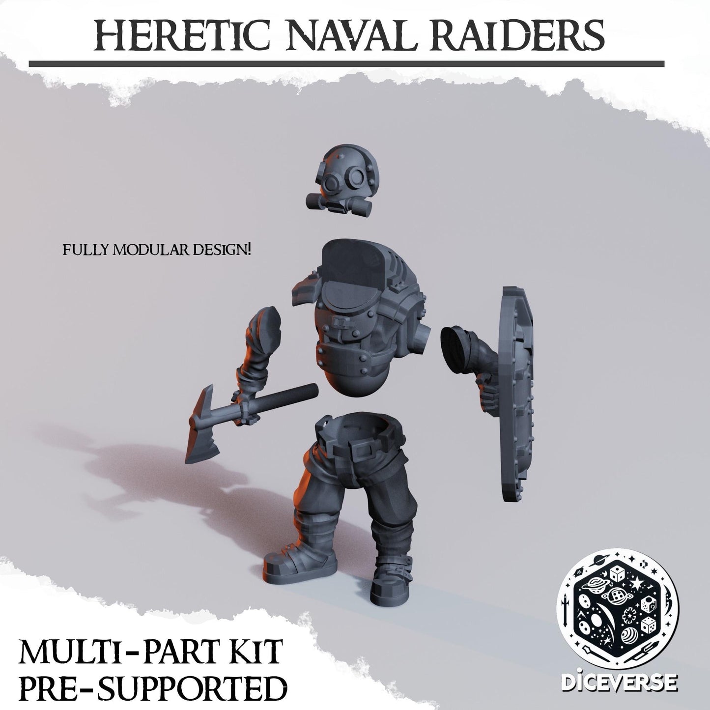 Diceverse Heretic Naval Raiders - Trench  Compatible (Custom Order) - product image 3 of 6