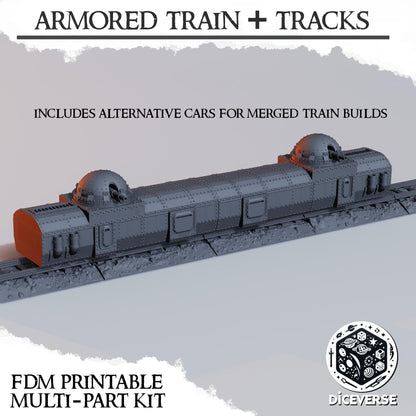 Diceverse Trench Terrain: Armored Train - Trench  Compatible (Custom Order) - product image 3 of 8