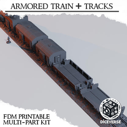 Diceverse Trench Terrain: Armored Train - Trench  Compatible (Custom Order) - product image 4 of 8