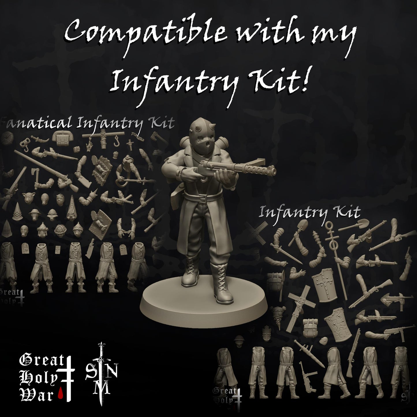 SNM Fanatical Infantry Kit - Trench  Compatible (Custom Order) - product image 3 of 3
