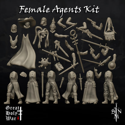 SNM Female Agents Kit - Trench  Compatible (Custom Order) - product image 1 of 3