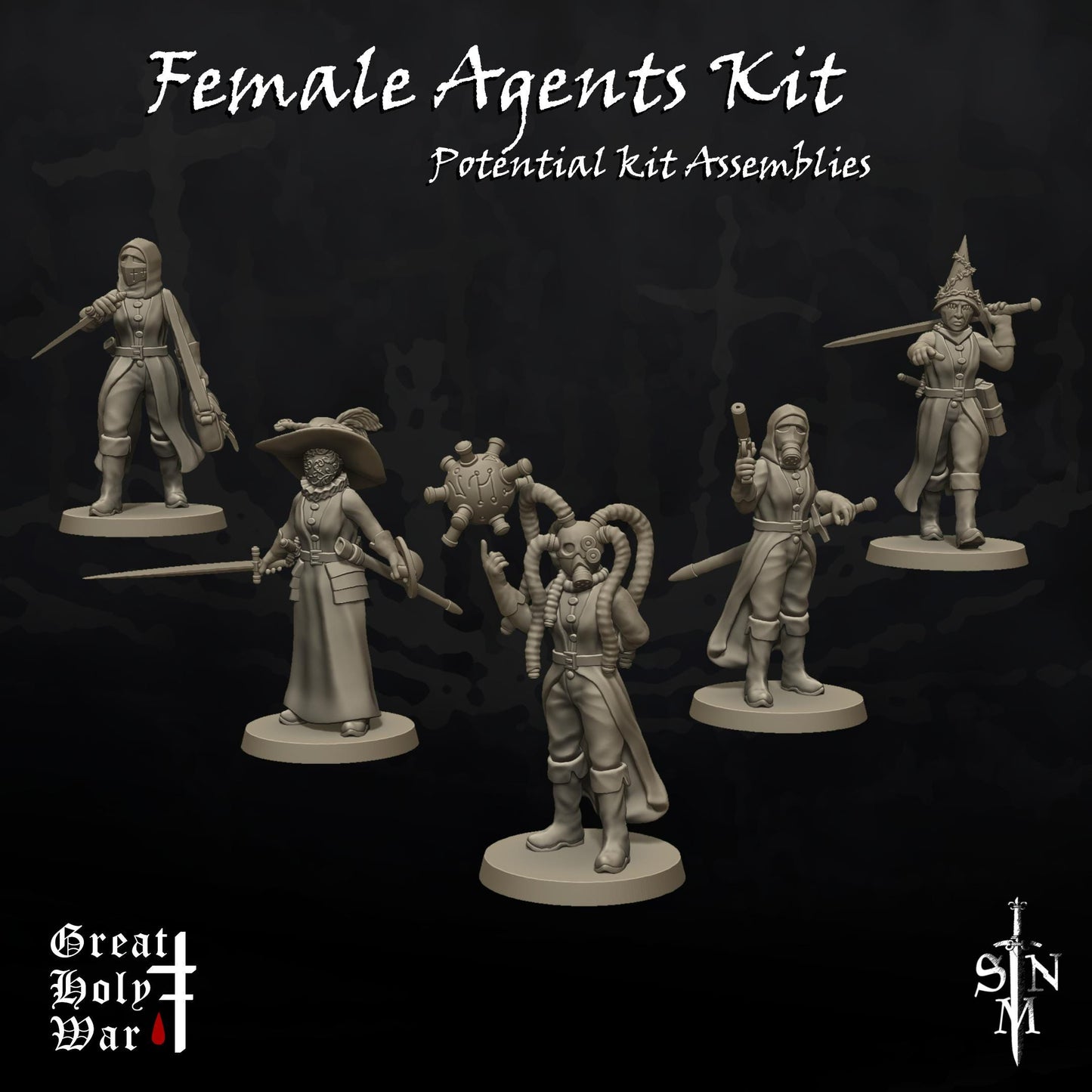 SNM Female Agents Kit - Trench  Compatible (Custom Order) - product image 2 of 3