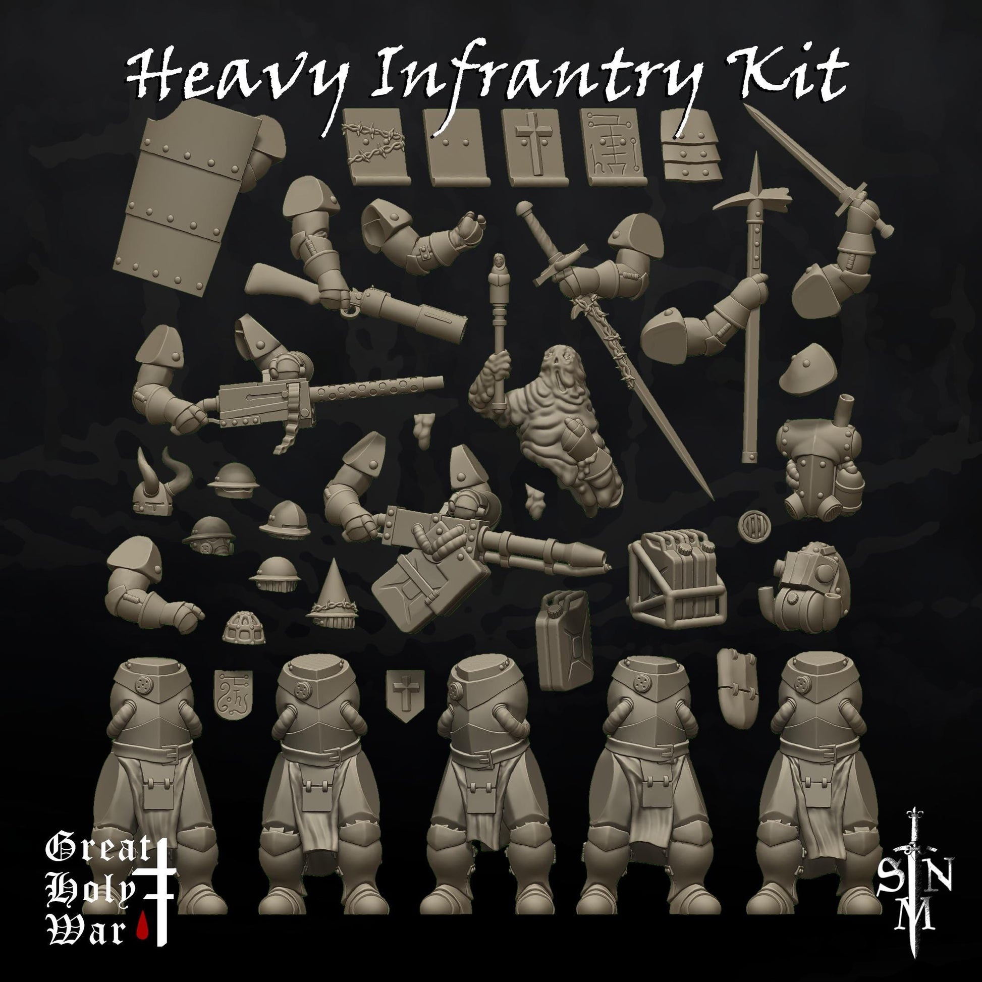 SNM Heavy Infantry Kit - Trench  Compatible (Custom Order) - product image 1 of 3