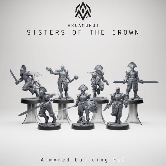 Arcamundi Sisters of the Crown Nun Kit x6 - Trench  Compatible (Custom Order) - product image 1 of 7