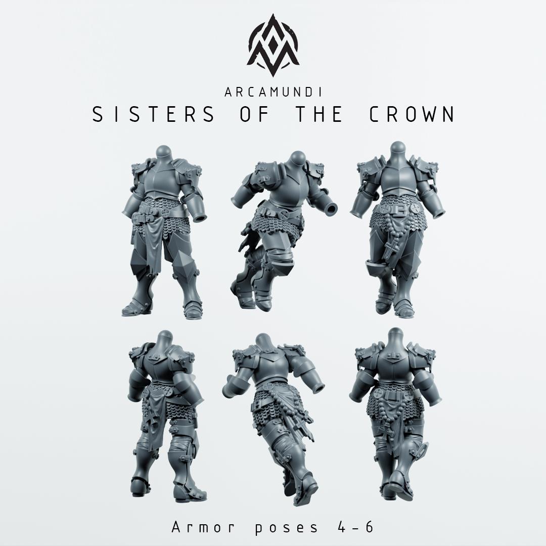 Arcamundi Sisters of the Crown Nun Kit x6 - Trench  Compatible (Custom Order) - product image 3 of 7