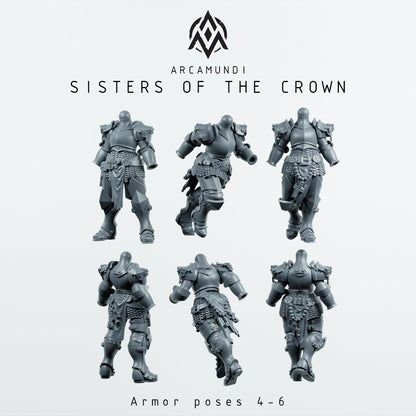 Arcamundi Sisters of the Crown Nun Kit x6 - Trench  Compatible (Custom Order) - product image 3 of 7