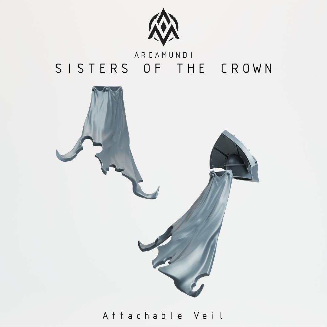Arcamundi Sisters of the Crown Nun Kit x6 - Trench  Compatible (Custom Order) - product image 6 of 7