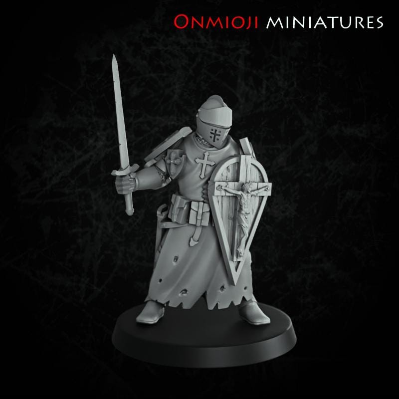 Onmioji Miniatures Fanatic Knight - Trench Crusade Compatible (Custom Order) - product image