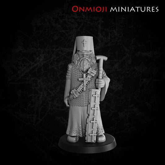 Onmioji Miniatures Fanatic Priest with Sword - Trench Crusade Compatible (Custom Order) - product image