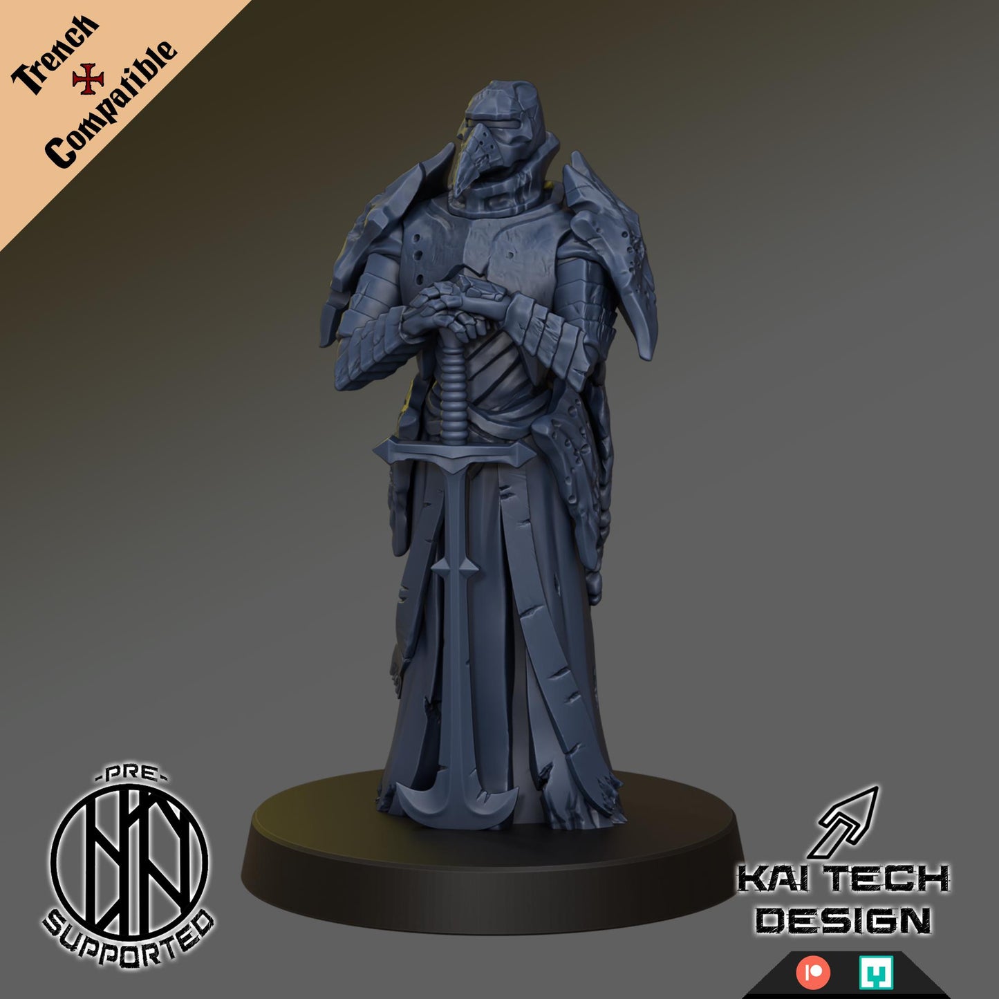 Kaitech Plague Knight Sword - Trench  Compatible (Custom Order) - product image 1 of 2