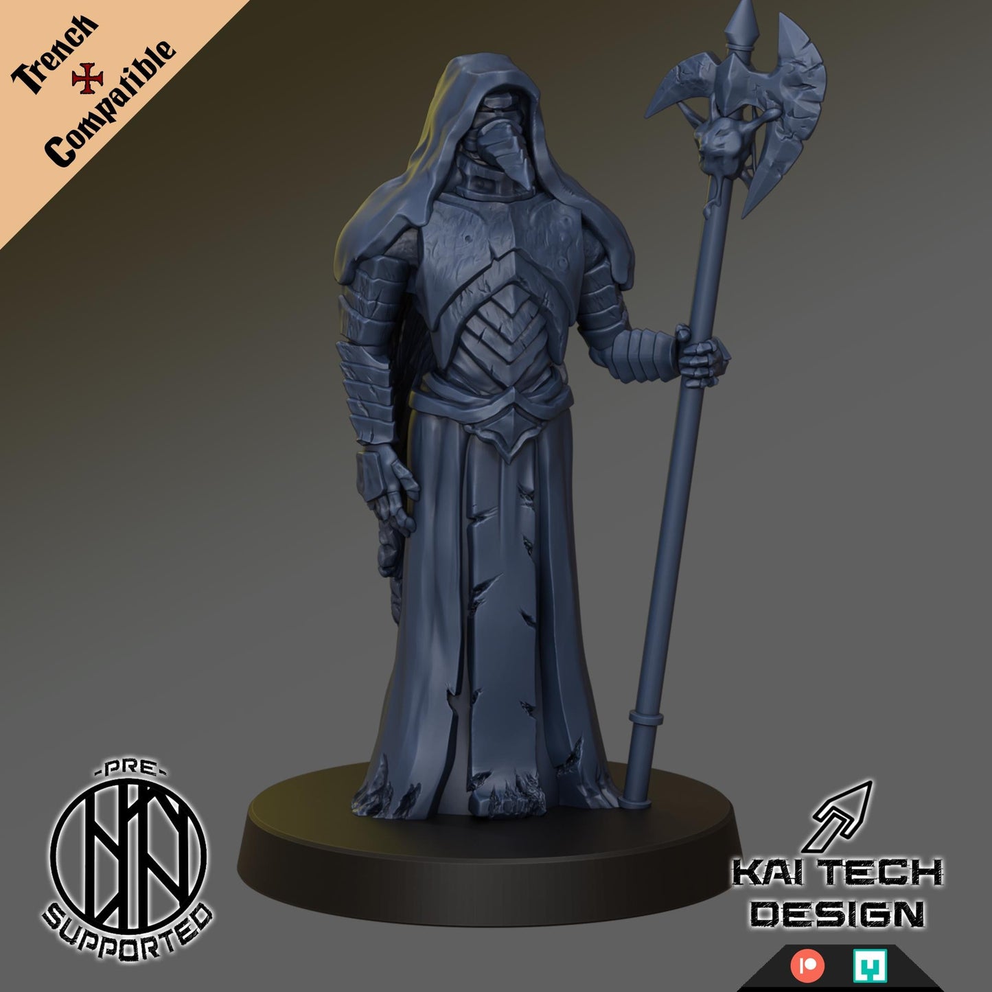 Kaitech Plague Knight Axe - Trench  Compatible (Custom Order) - product image 1 of 2