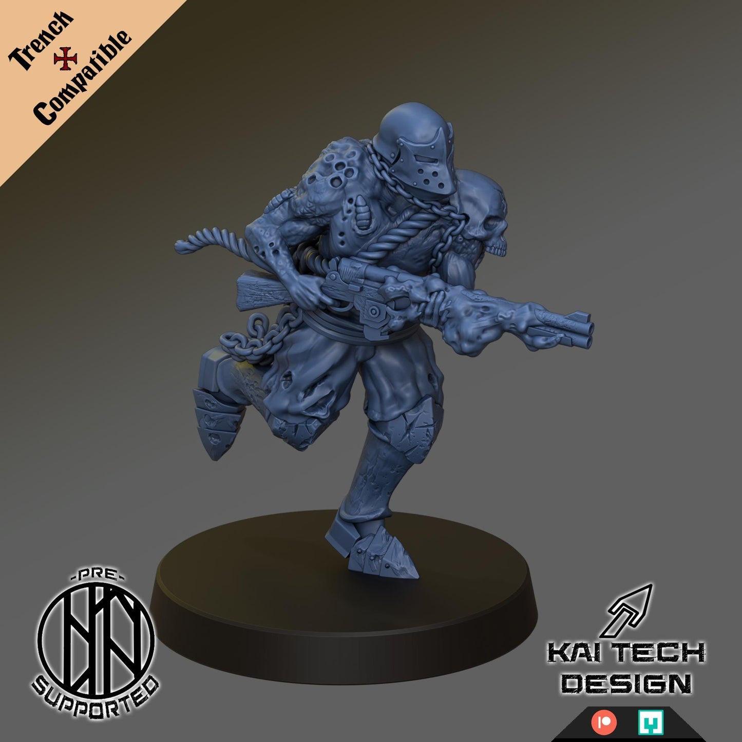 Kaitech Corpse Guard Ranged - Trench  Compatible (Custom Order) - product image 1 of 2