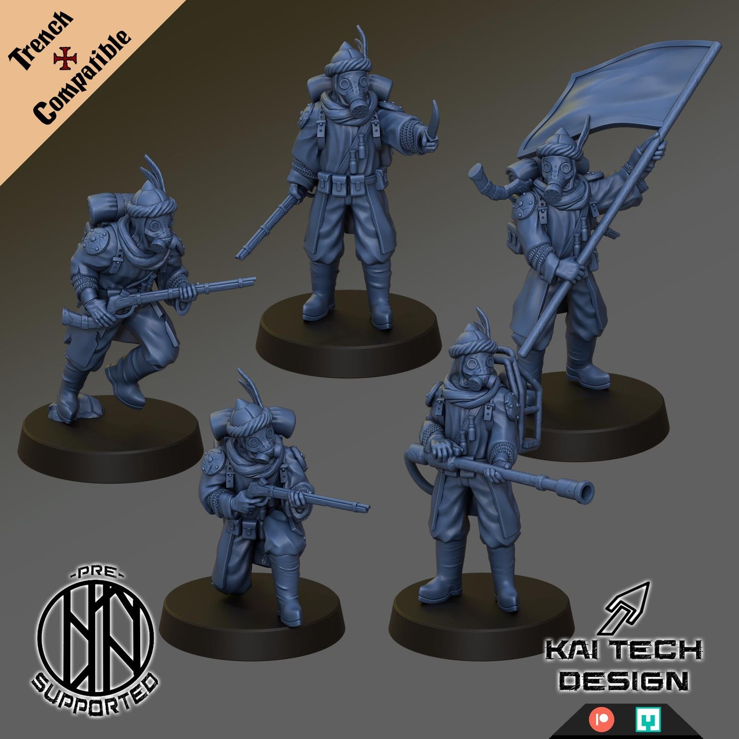 Kaitech Sultanate Azebs - Trench  Compatible (Custom Order) - product image 1 of 2