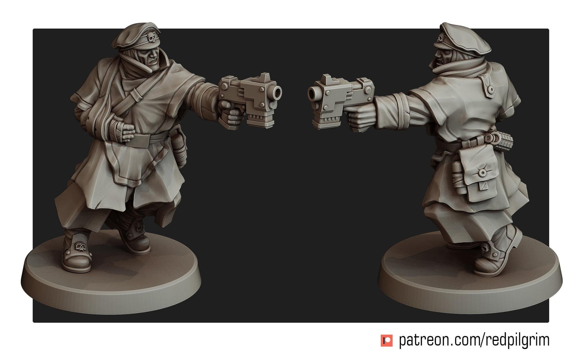 Comissar Trench Crusade Compatible (Custom Order) - product image
