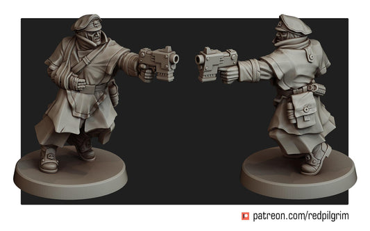 Comissar Trench Crusade Compatible (Custom Order) - product image