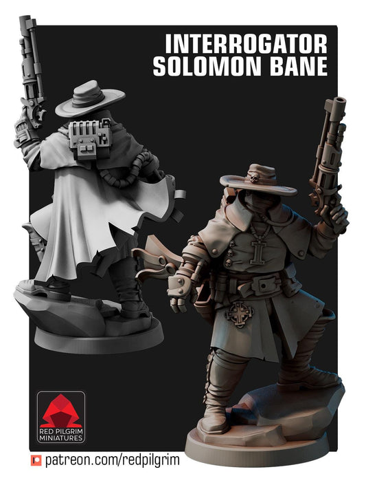 Interrogator Solomon Bane Trench Crusade Compatible (Custom Order) - product image 2 of 2